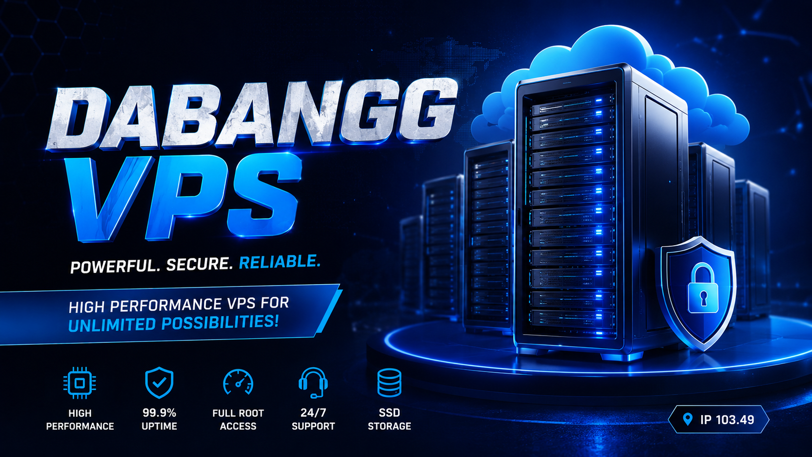 DABANGG VPS SERVER — vps available at Tatkal Host