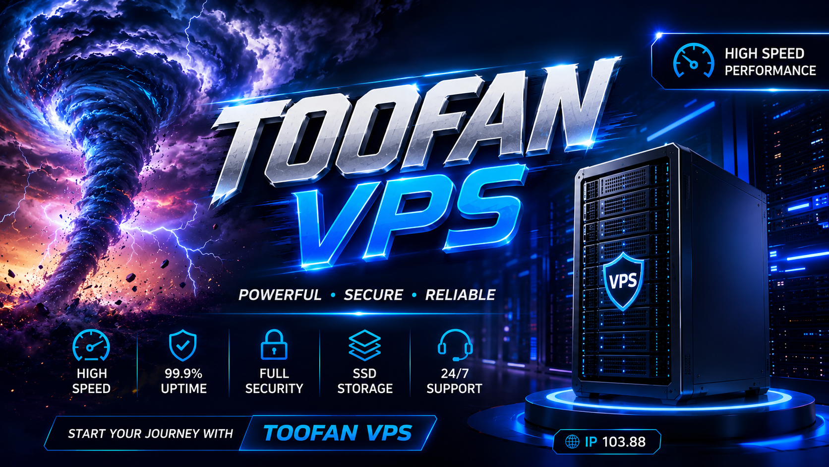 Toofan`VPS SERVER — vps available at Tatkal Host