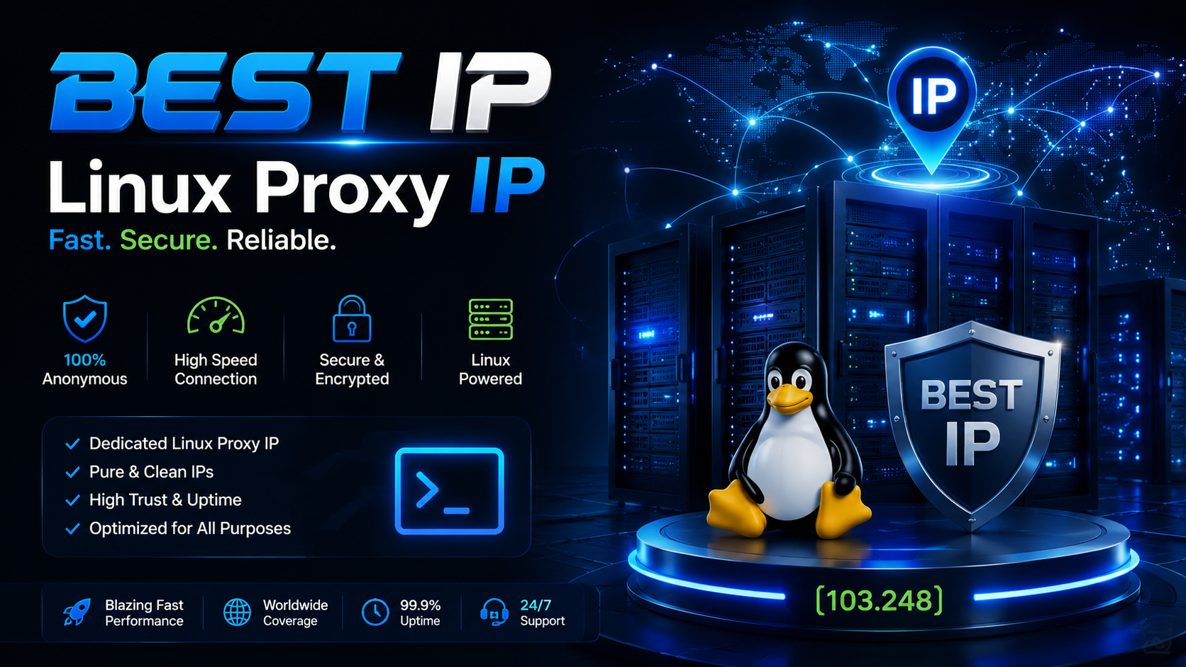 Rotating Linux Proxy IP — proxy available at Tatkal Host